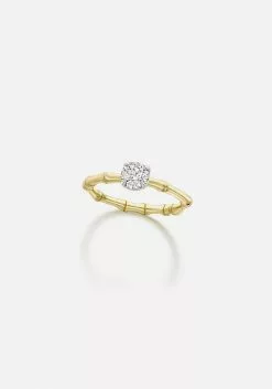 Jessica McCormack Dream Gifts For Her Bamboo Diamond Ring - 0.50ct