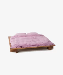 Tekla Percale Duvet Cover - Mallow Pink Home Living