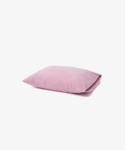 Tekla Cotton Percale Pillowcase - Mallow Pink - Pair