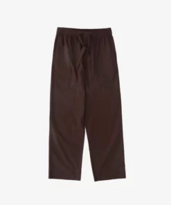 Tekla Fashion Jewellery Poplin Sleep Pants - Coffee