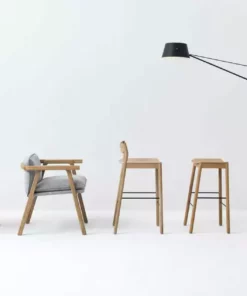 Resident Tangerine Stool With Back 13 Resident Tangerine Stool With Back