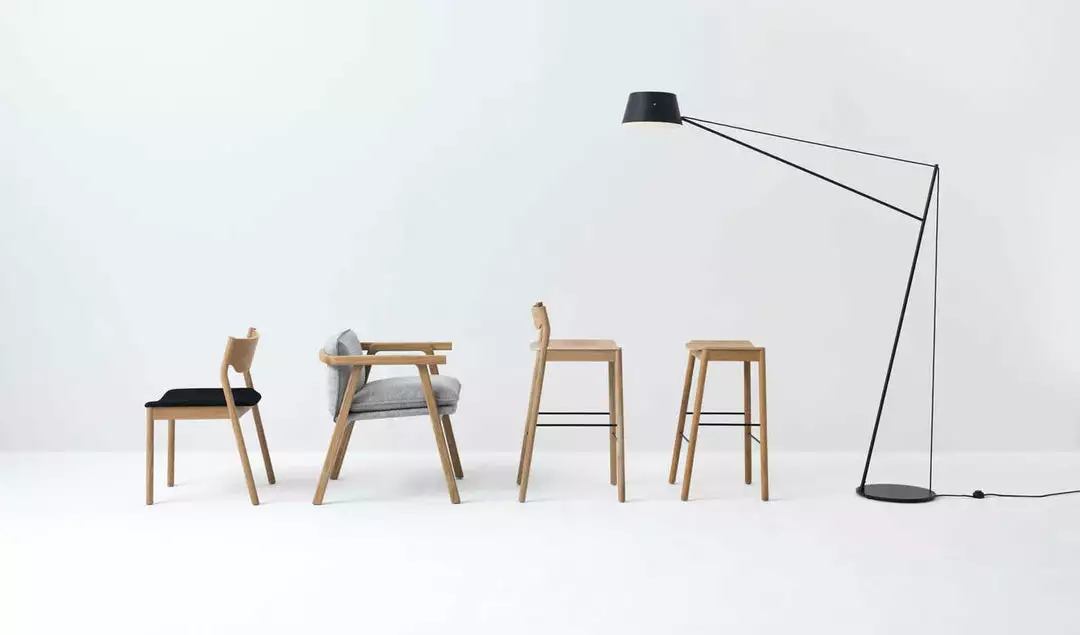 Resident Tangerine Stool With Back 6 Resident Tangerine Stool With Back