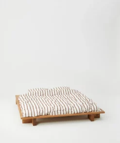 Tekla Cotton Percale Pillowcase - Anholt Stripes - Pair Home Living 5 Tekla Cotton Percale Pillowcase - Anholt Stripes - Pair Home Living