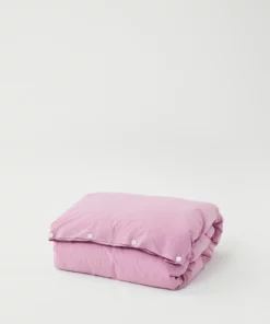 Tekla Percale Duvet Cover - Mallow Pink Home Living