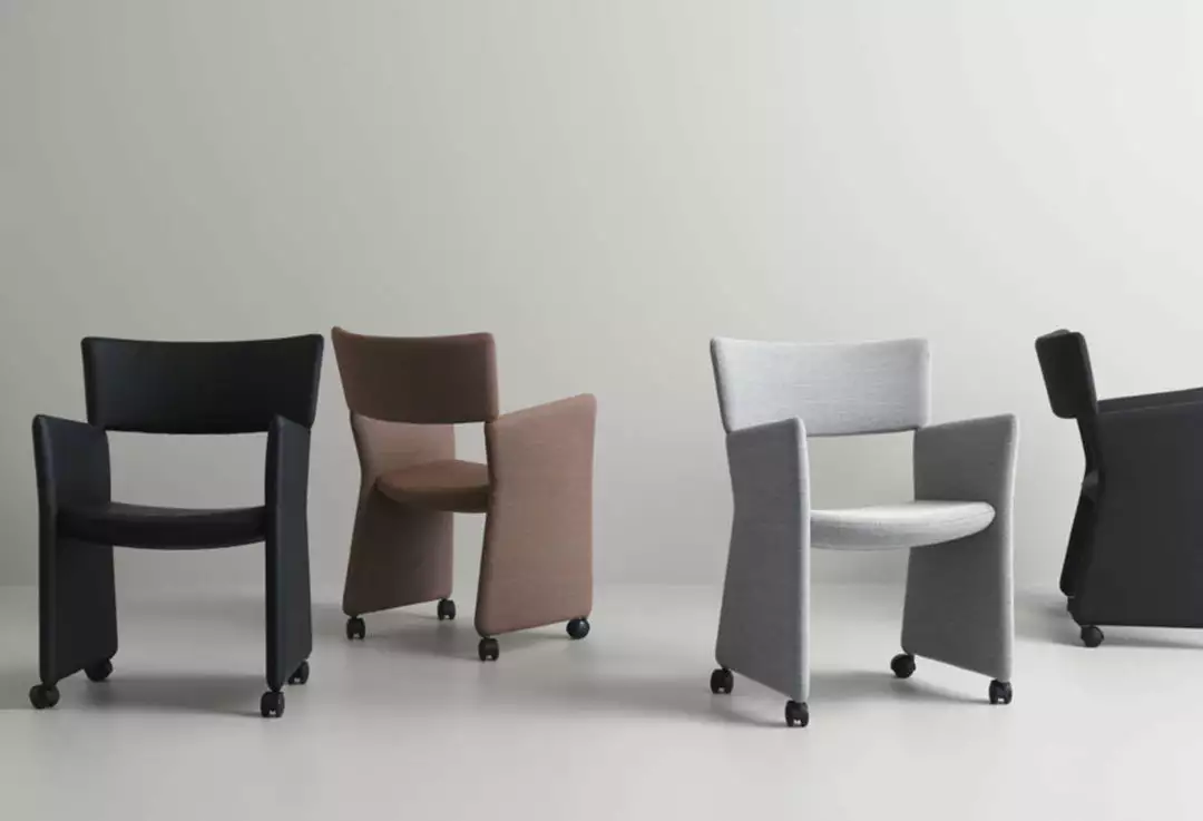 Massproductions Furniture Lighting Crown Chair With Castors 3 Massproductions Furniture Lighting Crown Chair With Castors