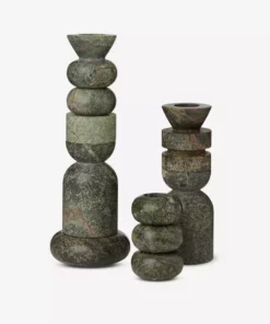 Tom Dixon Rock Candleholder - Medium (Set Of 2) Home Living