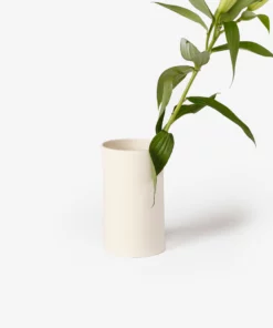Margi Nuttall Hollow Vase - Matte White