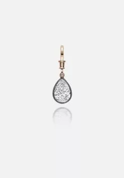 Jessica McCormack Ball N Chain Pendant - Diamond Pear Shaped