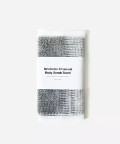Morihata Binchotan Charcoal Body Scrub Towel Home Living