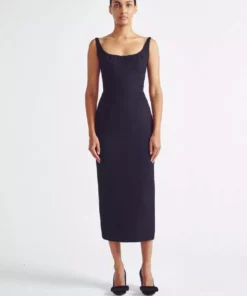 Emilia Wickstead Fashion Jewellery Brooke Dress