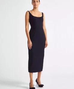 Emilia Wickstead Fashion Jewellery Brooke Dress