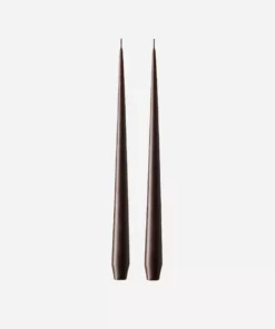 Ester And Erik Tapered Candles 42cm - Chocolate Brown #79