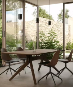 Case Furniture Lighting Cross Fixed Table