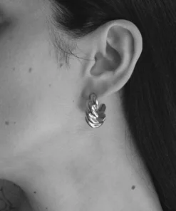 Sophie Buhai Fashion Jewellery Gold Rope Hoop Earrings - Large