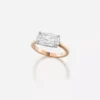 Jessica McCormack Elongated Cushion East-West Diamond Ring
