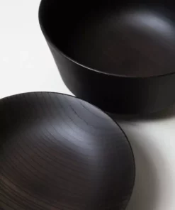 Morihata Tsumugi Wooden Bowl With Lid - Hasori