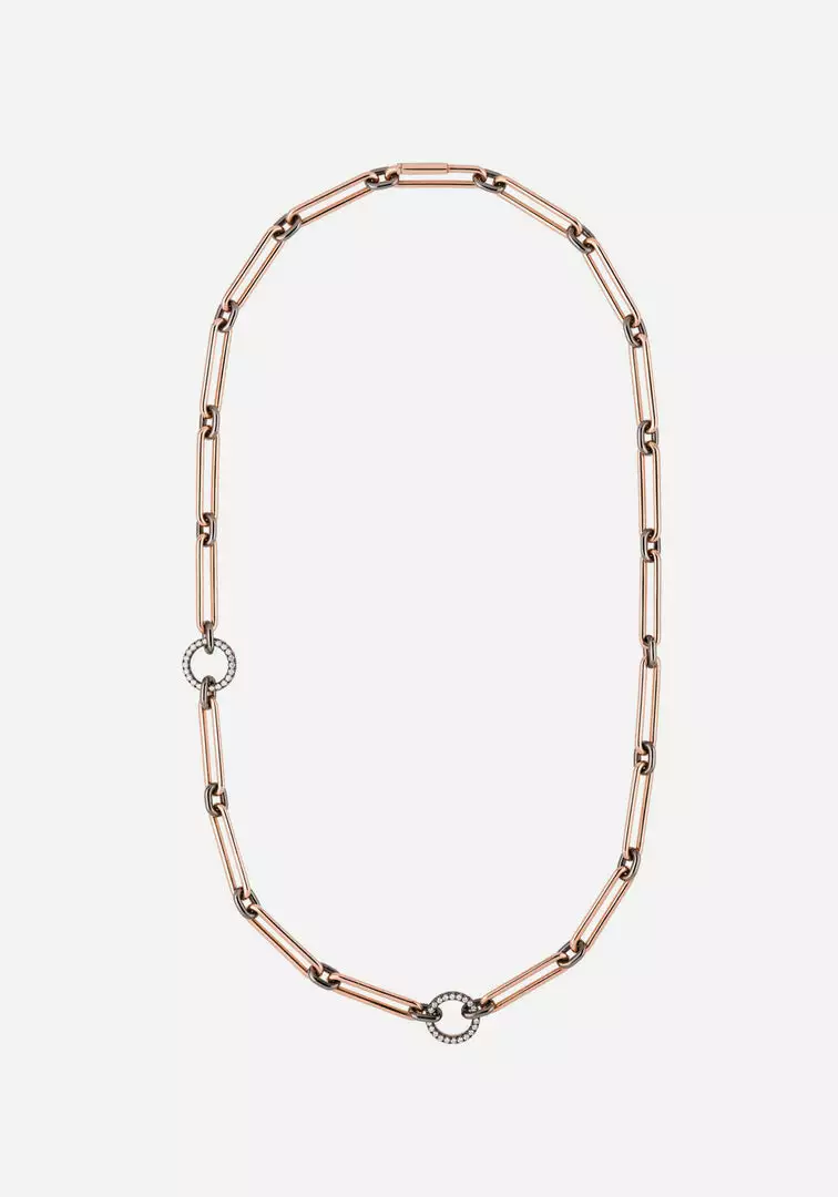 Jessica McCormack Fashion Jewellery Gem Clip Diamond Long Necklace 1 Jessica McCormack Fashion Jewellery Gem Clip Diamond Long Necklace