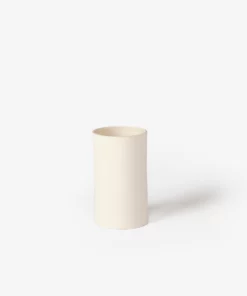 Margi Nuttall Hollow Vase - Matte White