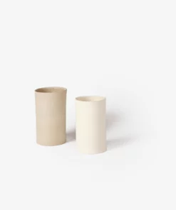 Margi Nuttall Hollow Vase - Matte White