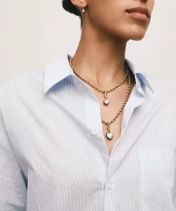 Jessica McCormack Fashion Jewellery Ball N Chain Necklace - Diamond