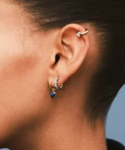 Jessica McCormack Signature Earrings - Diamond Huggie Hoops Fashion Jewellery