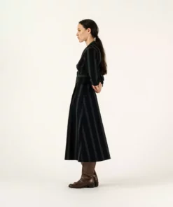 Penny Sage Fashion Jewellery Collette Dress - Emerald Stripe