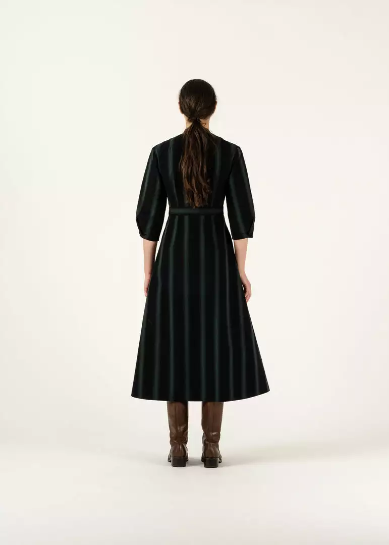 Penny Sage Fashion Jewellery Collette Dress - Emerald Stripe 3 Penny Sage Fashion Jewellery Collette Dress - Emerald Stripe