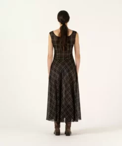 Penny Sage Cleo Dress - Liquorice Check 6 Penny Sage Cleo Dress - Liquorice Check