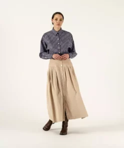 Penny Sage Iris Skirt - Almond Corduroy Fashion Jewellery