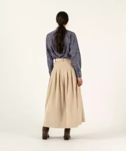 Penny Sage Iris Skirt - Almond Corduroy Fashion Jewellery