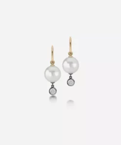 Jessica McCormack Gypset Earrings - Pearl And 0.20ct Diamond