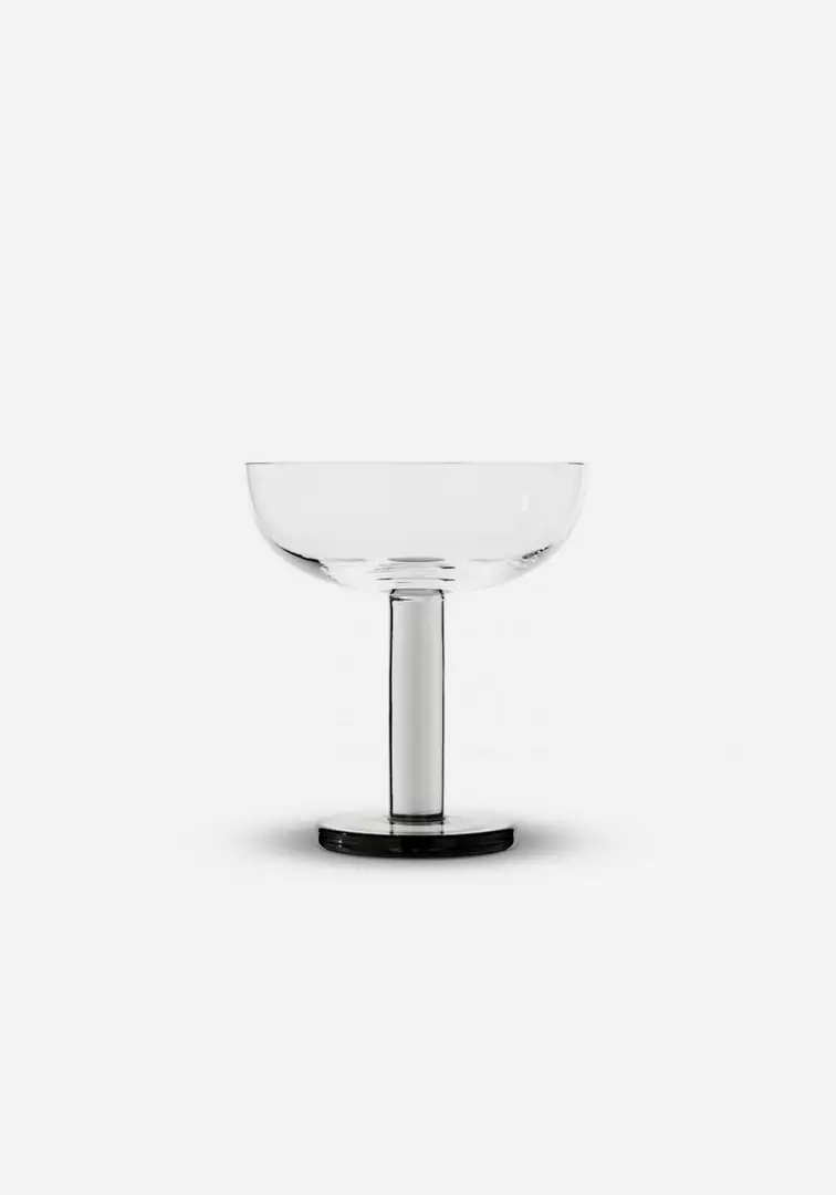 Tom Dixon Puck Coupe Glass (Set Of 2) Home Living 2 Tom Dixon Puck Coupe Glass (Set Of 2) Home Living