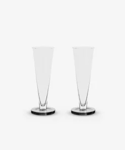 Tom Dixon Home Living Puck Flute Glass (Set Of 2)