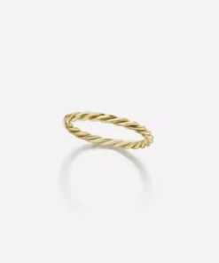 Jessica McCormack Rope Ring - Yellow Gold