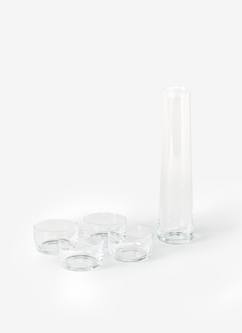 Deborah Ehrlich Home Living Sake Set - Decanter And Glasses 2 Deborah Ehrlich Home Living Sake Set - Decanter And Glasses