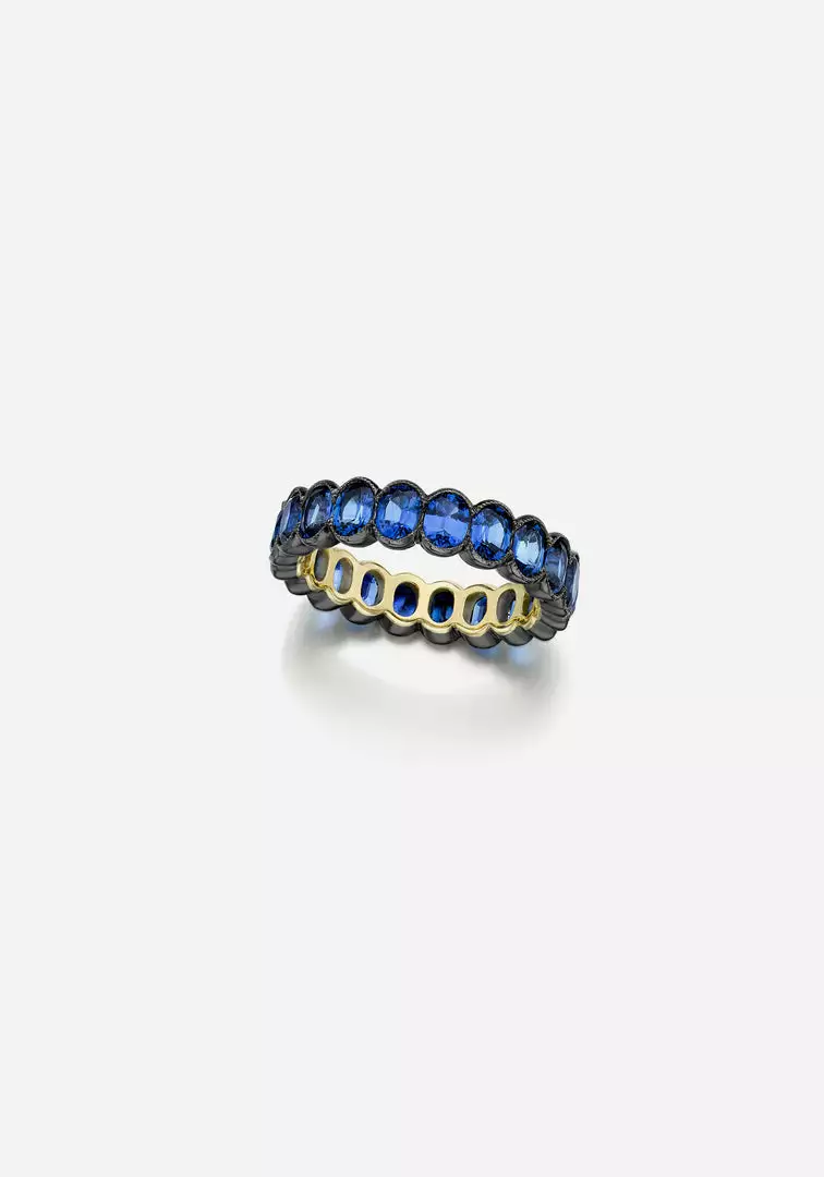 Jessica McCormack Sapphire Eternity Band - Sapphire Oval 4.95ct Fashion Jewellery 1 Jessica McCormack Sapphire Eternity Band - Sapphire Oval 4.95ct Fashion Jewellery