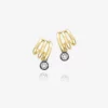 Jessica McCormack Signature Earrings - 0.30ct Diamond Tripset Hoops Fashion Jewellery