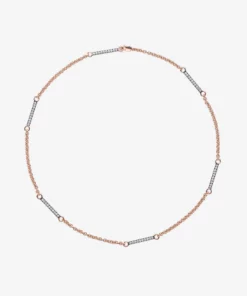 Jessica McCormack Signature Necklace - 18" Space Bar Belcher Chain