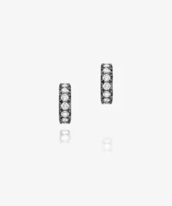 Jessica McCormack Signature Earrings - Diamond Huggie Hoops Fashion Jewellery