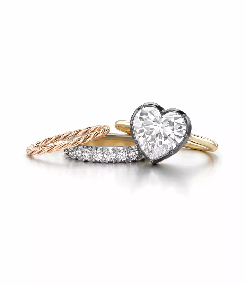 Jessica McCormack Rope Ring - Rose Gold 3 Jessica McCormack Rope Ring - Rose Gold