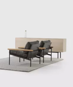 Simon James Parallel Chair - Leather Furniture Lighting