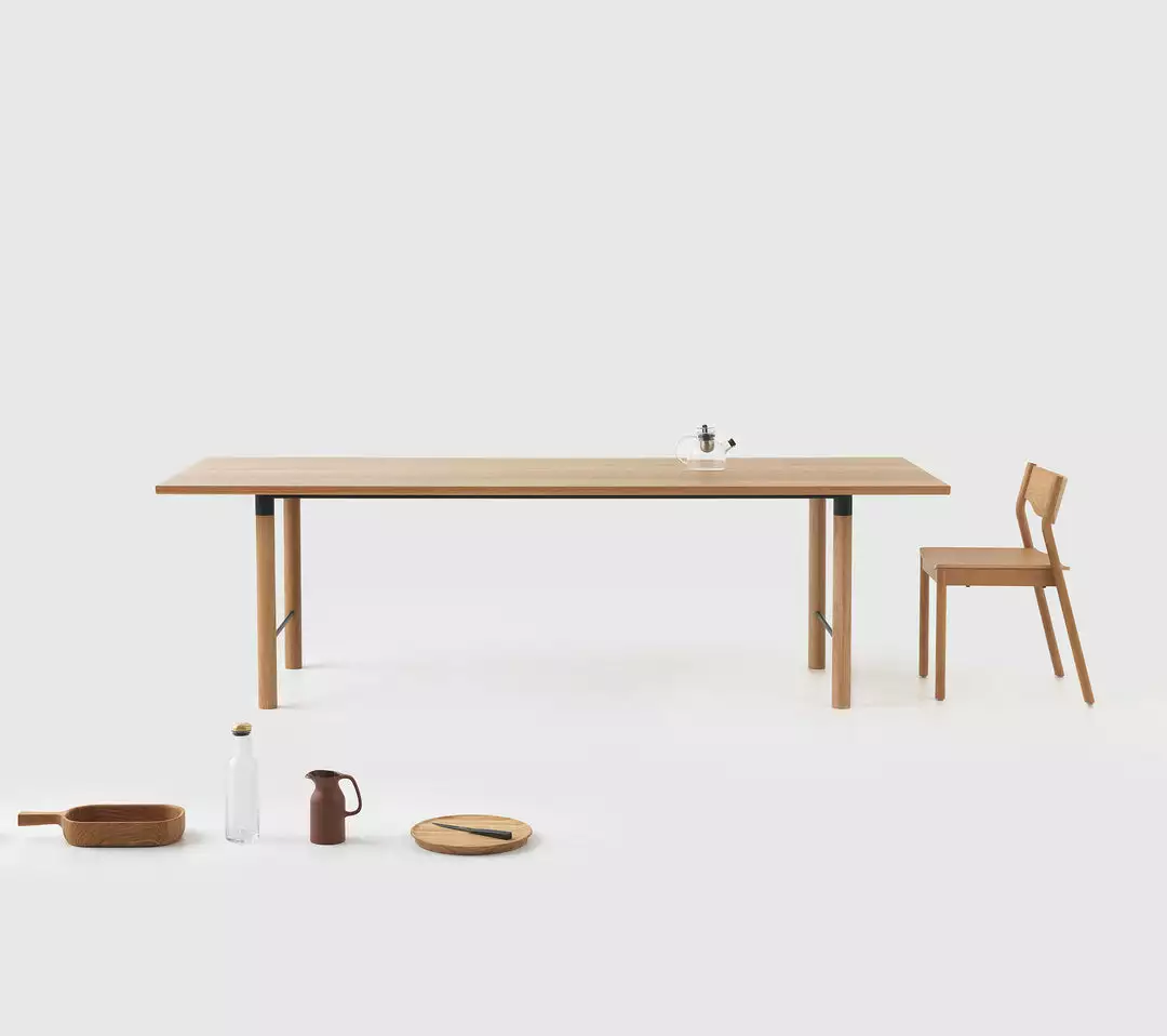 Simon James Underline Dining Table - Rectangle Furniture Lighting 1 Simon James Underline Dining Table - Rectangle Furniture Lighting