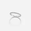 Jessica McCormack Fashion Jewellery Super Fine Eternity Band - White Gold