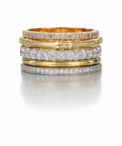 Jessica McCormack Diamond Eternity Band - Cut-Down Small Diamond White Gold