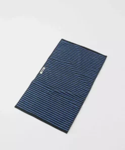 Tekla Organic Cotton Towels - Black And Blue 8 Tekla Organic Cotton Towels - Black And Blue