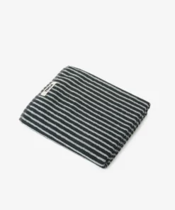 Tekla Organic Cotton Towels - Black And Mint Home Living