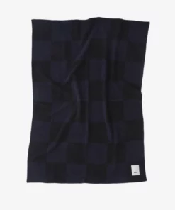 Tekla Cashmere Blanket - Blue And Black Checks Home Living