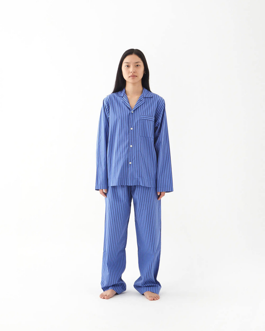 Tekla Poplin Sleep Pants - Boro Stripes Fashion Jewellery 2 Tekla Poplin Sleep Pants - Boro Stripes Fashion Jewellery