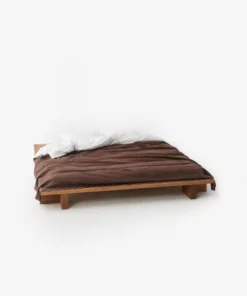 Tekla Linen Bedspread - Brown