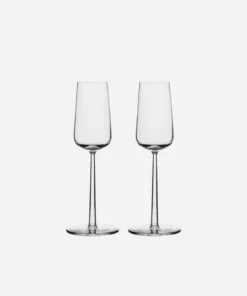 IITTALA Essence Champagne Glasses (Pair)